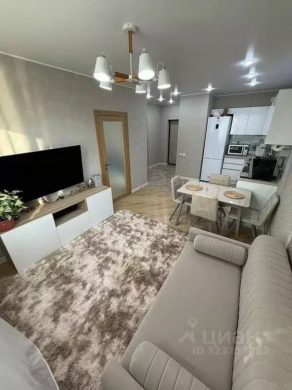 2-к кв. Ростовская область, Ростов-на-Дону Береговая ул., 61/1Б (48.2 ... - Фото 2