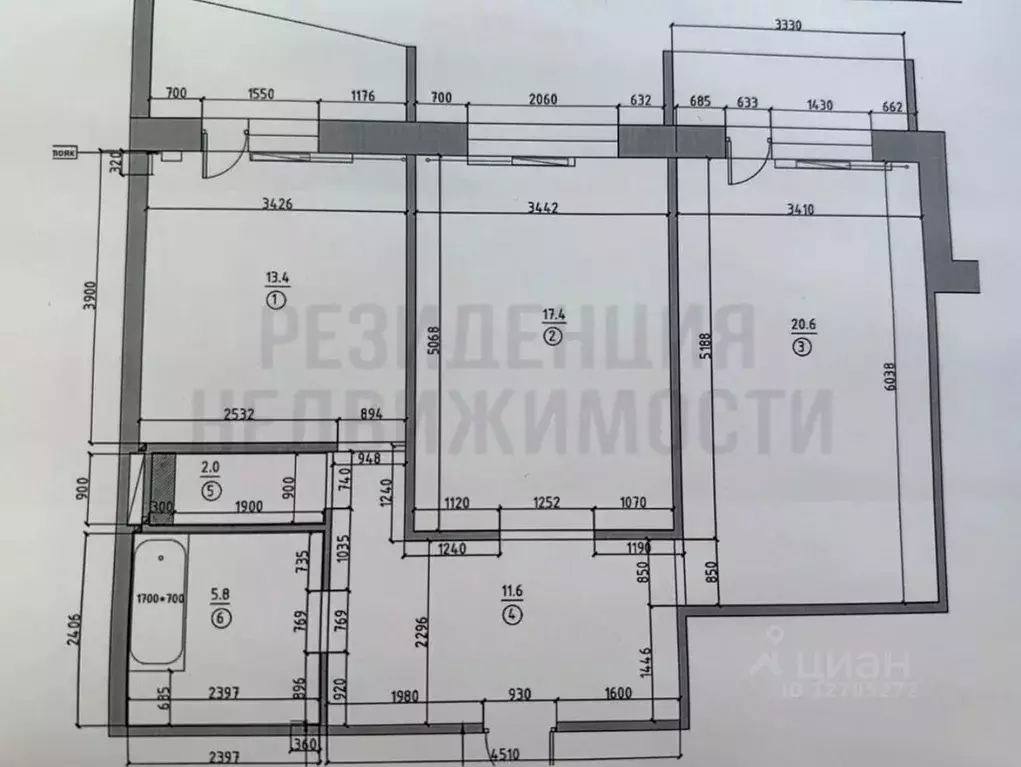 2-к кв. Самарская область, Самара ул. Антонова-Овсеенко, 81 (75.7 м) - Фото 2