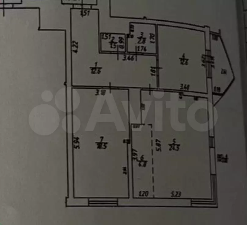 3-к. квартира, 86 м, 4/25 эт. - Фото 0