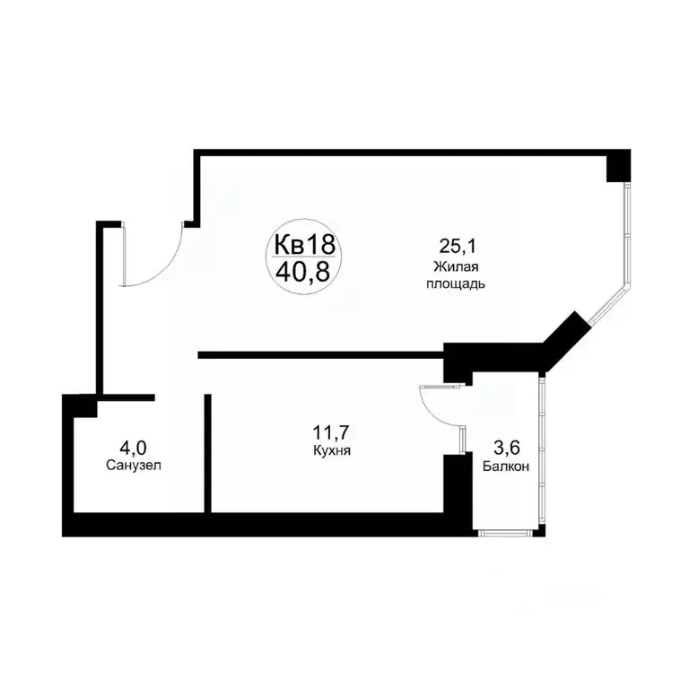 1-к кв. Московская область, Рузский муниципальный округ, Тучково пгт ... - Фото 1