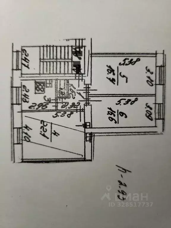 Комната Санкт-Петербург Октябрьская наб., 98К2 (22.1 м) - Фото 2