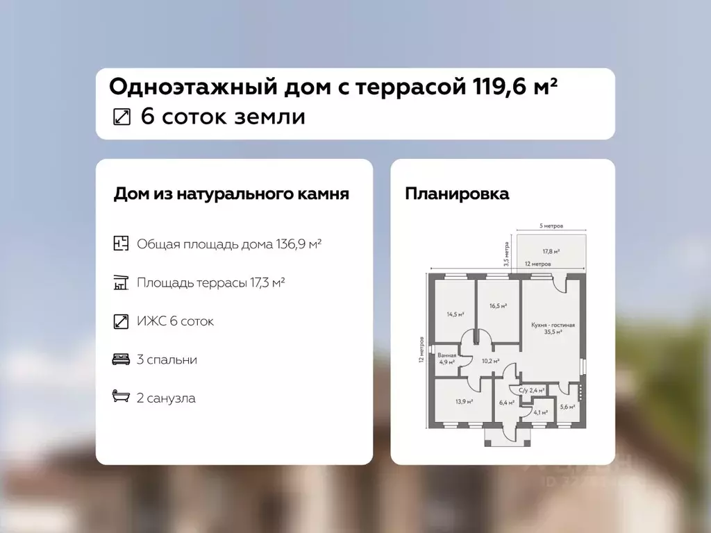 Коттедж в Ставропольский край, Шпаковский муниципальный округ, с. ... - Фото 2