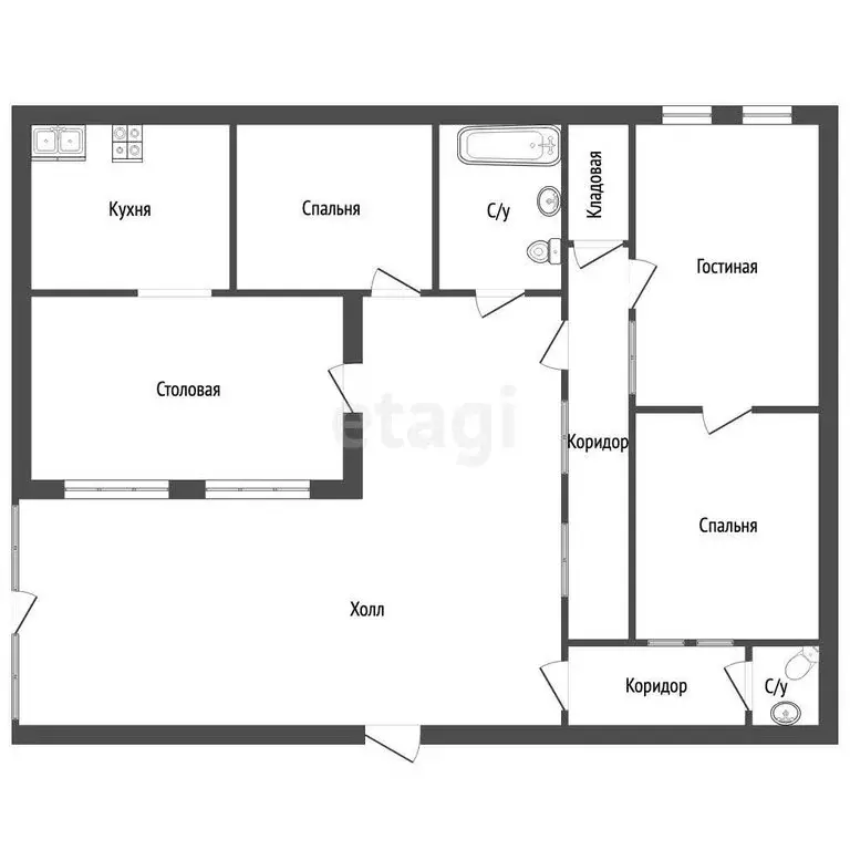 Дом в станица Александровская, Первомайская улица (38.2 м) - Фото 1