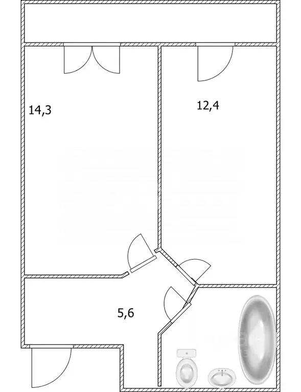 1-к кв. Томская область, Томск тракт Иркутский, 216 (36.7 м) - Фото 2