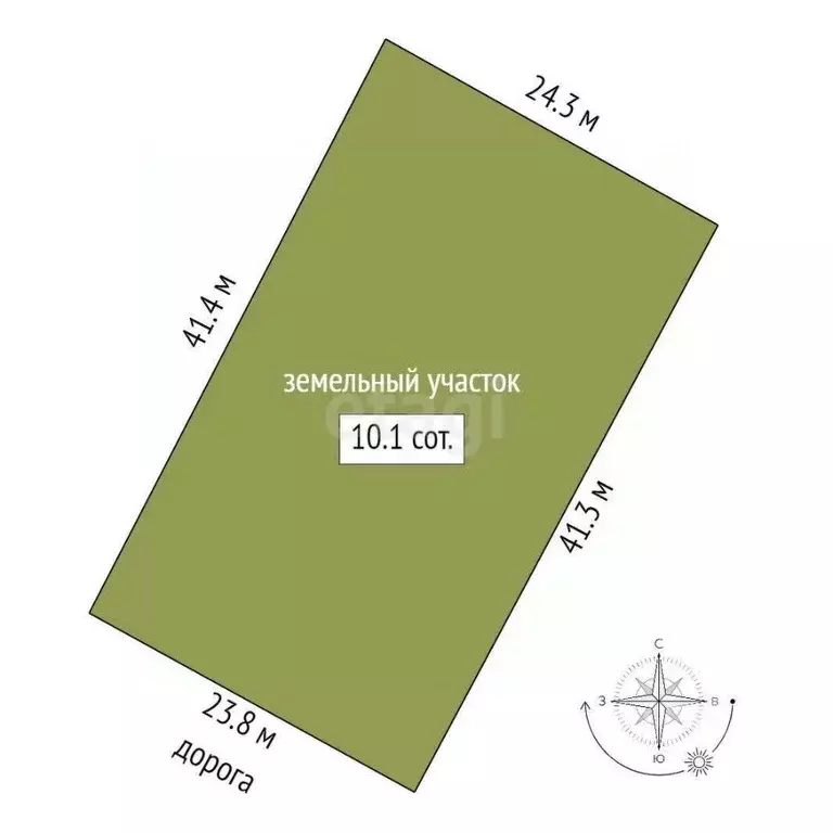 Участок в Ханты-Мансийский АО, Ханты-Мансийск Геофизик-2 СОТ,  (10.0 ... - Фото 2