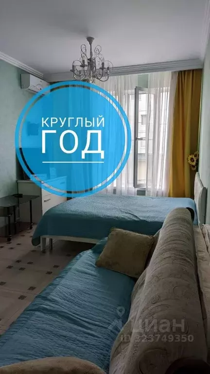 1-к кв. Краснодарский край, Геленджик Туристическая ул., 6к2 (50.0 м) - Фото 1