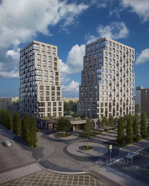 3-к кв. Омская область, Омск Пушкина 77 жилой комплекс (121.32 м) - Фото 1