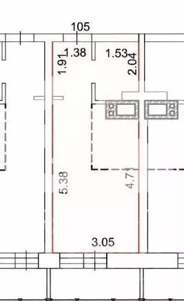 Студия Новосибирская область, Новосибирск Ударная ул., 25/1 (25.0 м) - Фото 1