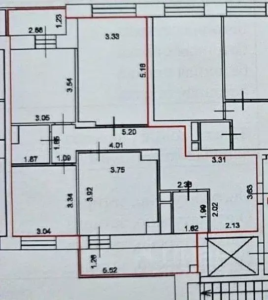 3-к кв. Татарстан, Казань ул. Тунакова, 41 (77.7 м) - Фото 2