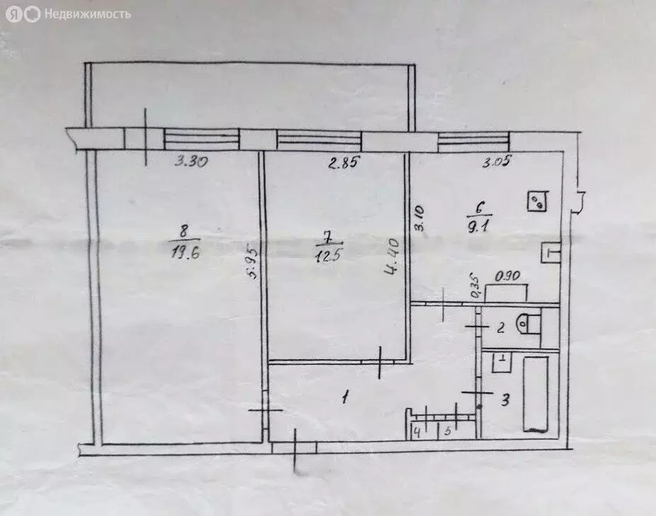 2-комнатная квартира: Ульяновск, улица Тельмана, 44 (56 м) - Фото 0