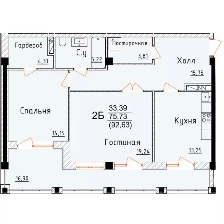 2-к кв. Дагестан, Дербент ул. Графа Воронцова, 78скА-5 (92.63 м) - Фото 0