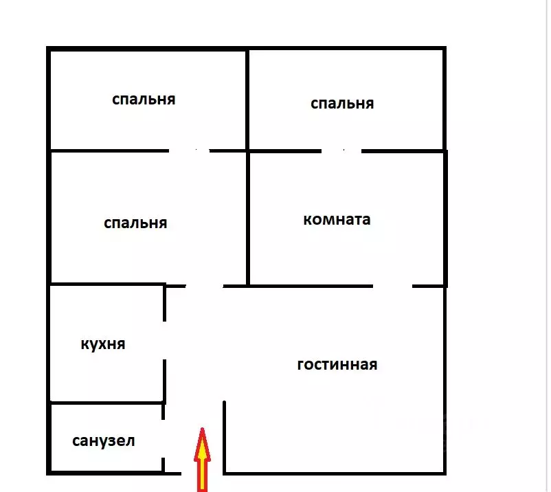 Дом в Крым, Симферополь ул. Кечкеметская, 125 (80 м) - Фото 2