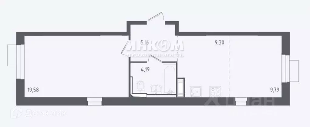 Продаётся 2-к квартира, 48.2 м - Фото 0