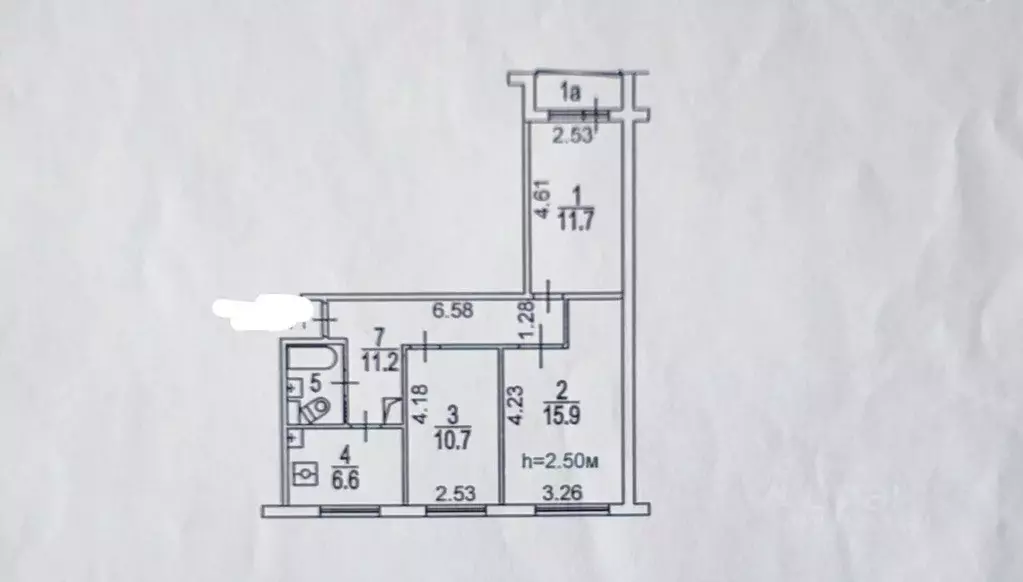 3-к кв. Москва Чертановская ул., 11К1 (59.4 м) - Фото 2