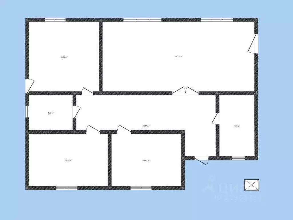 Дом в Воронежская область, Семилуки Южный мкр, ул. Героев Космоса (113 ... - Фото 2