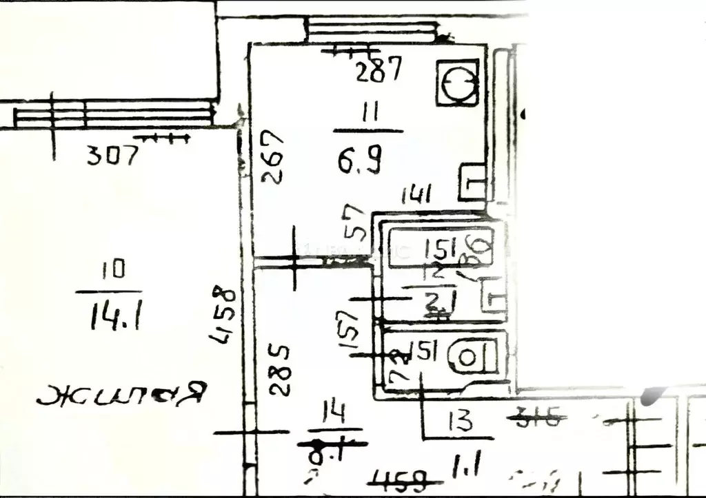 1-к кв. Калининградская область, Калининград ул. Фрунзе, 40 (33.1 м) - Фото 2