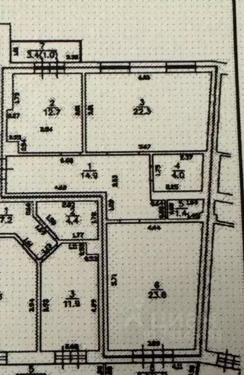 2-к кв. Калининградская область, Калининград Орудийная ул., 1А (86.0 ... - Фото 1