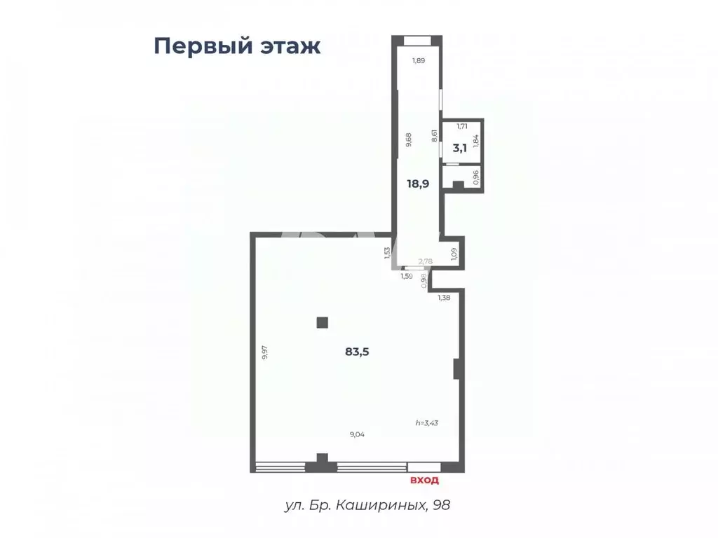 Помещение свободного назначения в Челябинская область, Челябинск ул. ... - Фото 2
