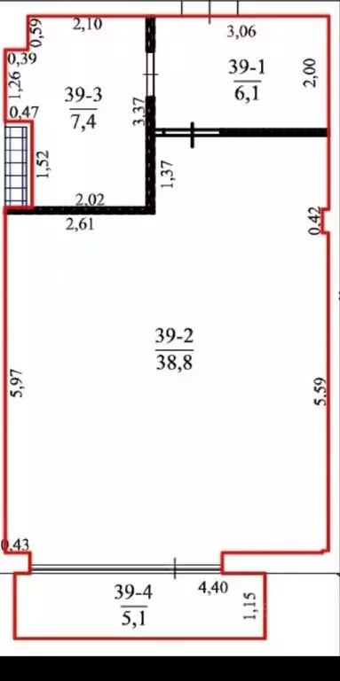 1-к кв. Севастополь ул. Пляж Омега, 39с1 (57.4 м) - Фото 2