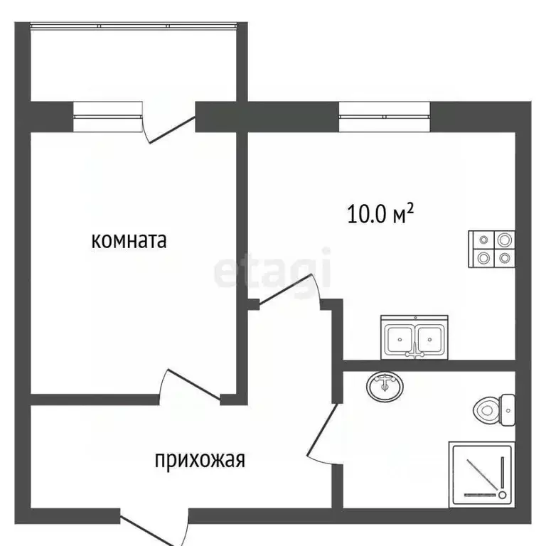 1-к кв. Ярославская область, Ярославль Тутаевское ш., 93Б (35.0 м) - Фото 2