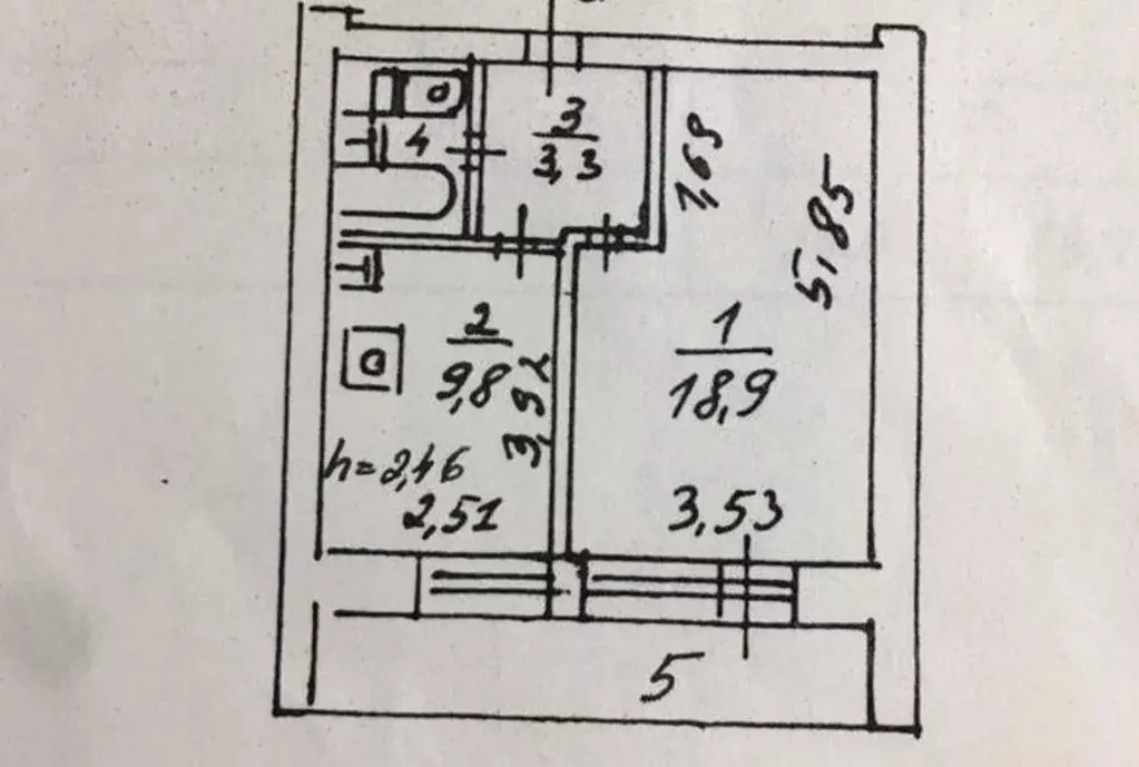 1-к кв. Московская область, Люберцы Южная ул., 15 (38.5 м) - Фото 1