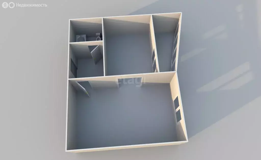 1-комнатная квартира: село Новотроицкое, Весенняя улица, 8 (35 м) - Фото 2