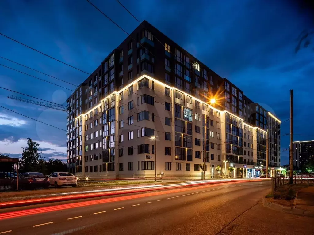 1-к. квартира, 38,5 м, 1/9 эт. - Фото 0