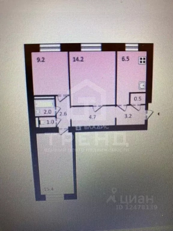 3-к кв. Санкт-Петербург просп. Просвещения, 84К1 (59.3 м) - Фото 2