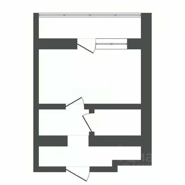 1-к кв. Амурская область, Благовещенск Новая ул., 24 (26.9 м) - Фото 2