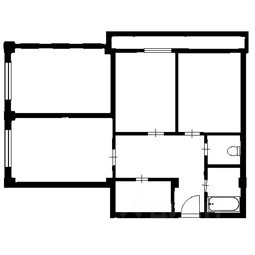 2-к кв. Крым, Алушта ул. Ленина, 21 (75.0 м) - Фото 1