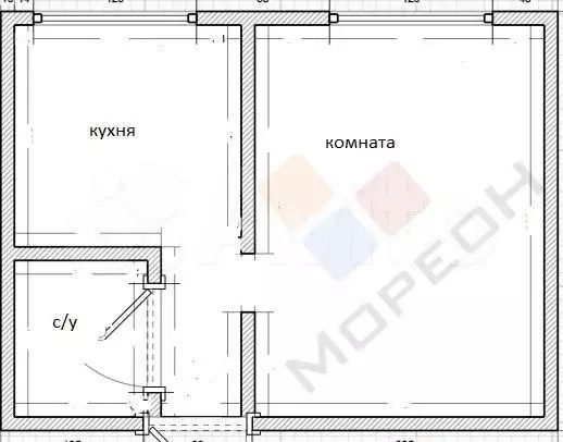 1-к. квартира, 36,4 м, 3/4 эт. - Фото 0