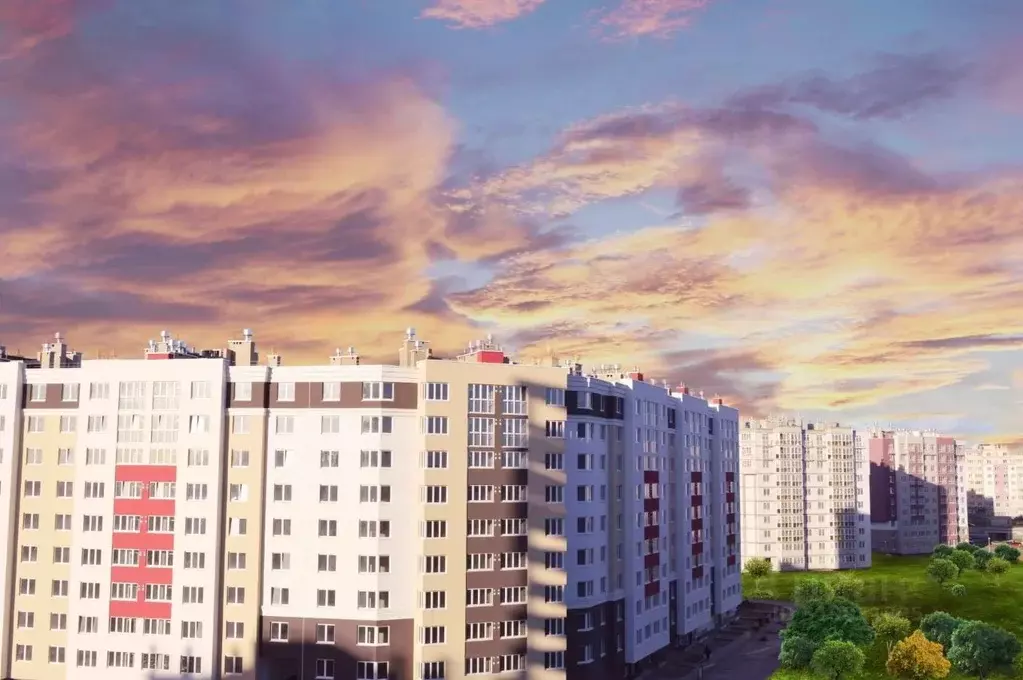 2-к кв. Калининградская область, Калининград ул. Кипарисовая, 1 (62.0 ... - Фото 2