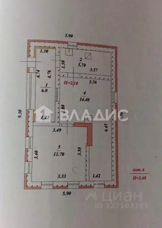 Дом в Краснодарский край, Ейское городское поселение, пос. ... - Фото 2