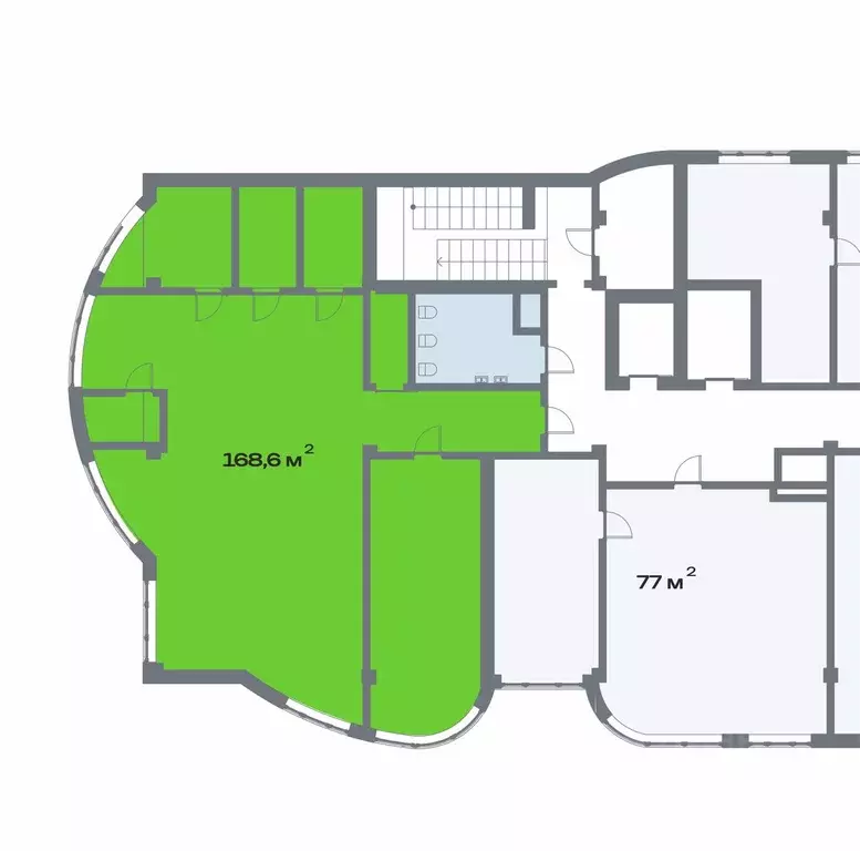 Офис в Новосибирская область, Новосибирск ул. Ленина, 52 (169 м) - Фото 2