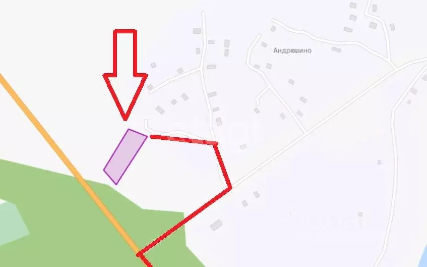 Участок в Вологодская область, д. Андрюшино  (50.0 сот.) - Фото 0