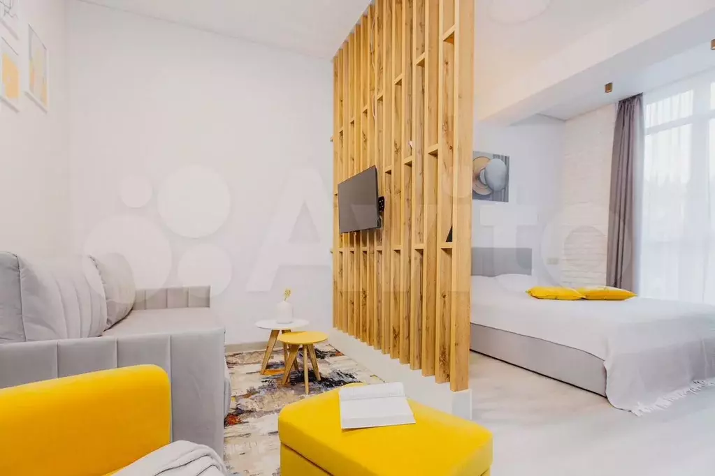 Квартира-студия, 43 м, 6/8 эт. - Фото 1