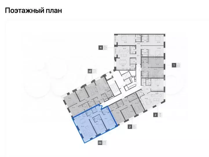3-к. квартира, 96 м, 9/16 эт. - Фото 1