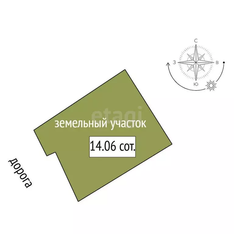 Участок в Санкт-Петербург, Арктическая улица (14.06 м) - Фото 0
