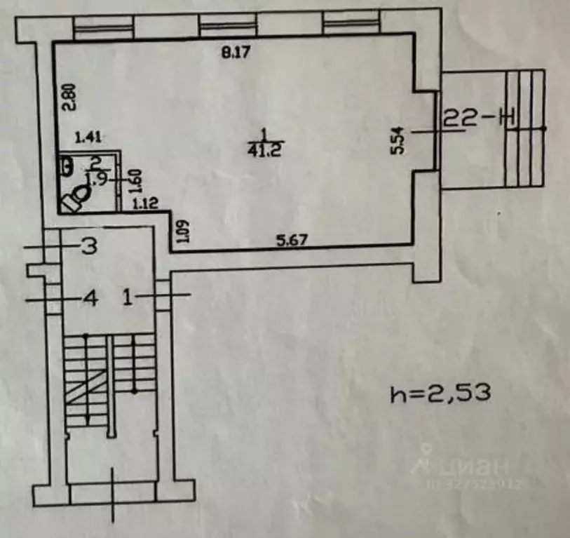 Торговая площадь в Санкт-Петербург Гражданский просп., 25к1 (43 м) - Фото 1