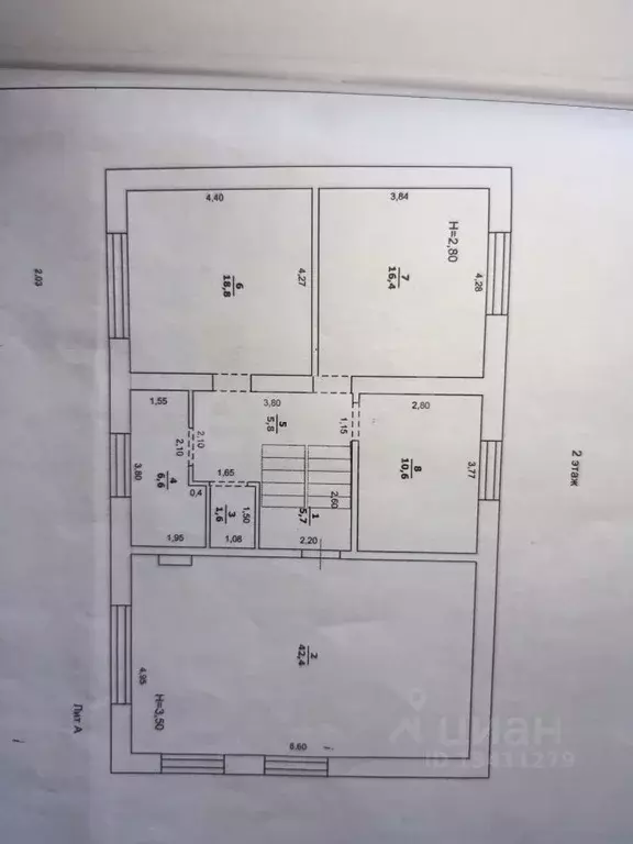 Дом в Белгородская область, Корочанский район, Мелиховское с/пос, с. ... - Фото 2