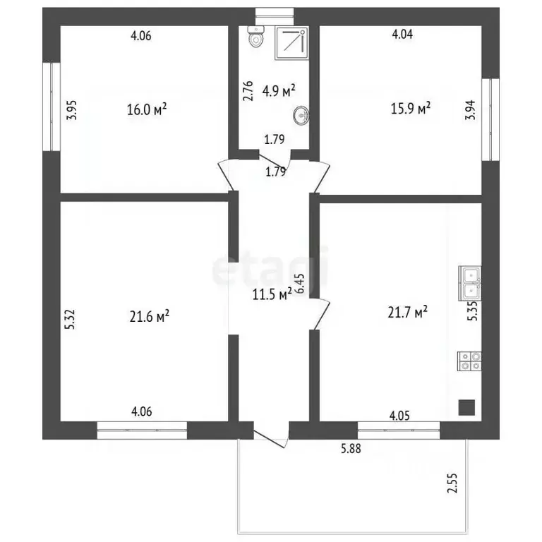 Дом в Ростовская область, Таганрог Мичуринец-2 садовое товарищество, ... - Фото 2