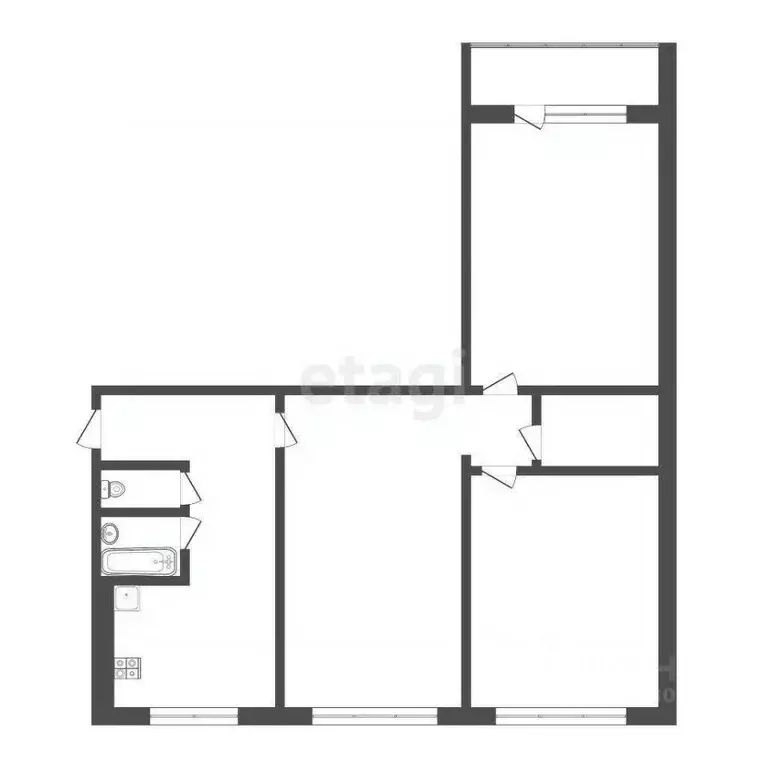 3-к кв. Мордовия, Саранск ул. Фридриха Энгельса, 24 (64.0 м) - Фото 0