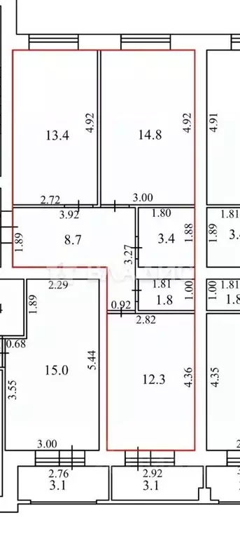 2-к кв. Владимирская область, Суздаль Советская ул., 61 (54.3 м) - Фото 1