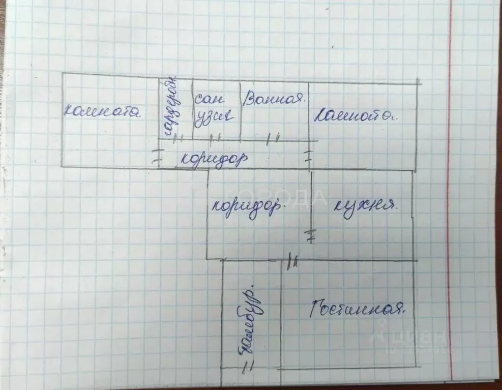 3-к кв. Алтайский край, Барнаул ул. Попова, 184 (65.9 м) - Фото 2