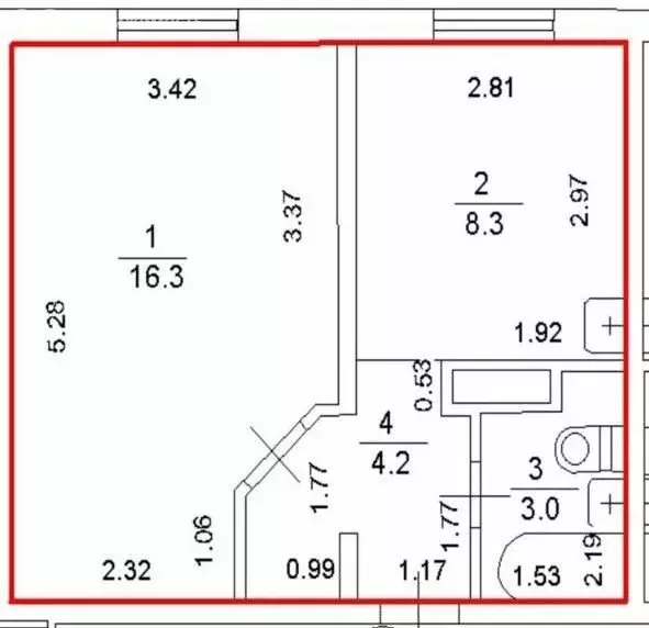 1-комнатная квартира: Нижний Новгород, Бурнаковская улица, 81 (31.8 м) - Фото 0