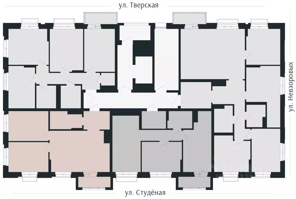 2-к кв. Нижегородская область, Нижний Новгород Резиденция жилой ... - Фото 2