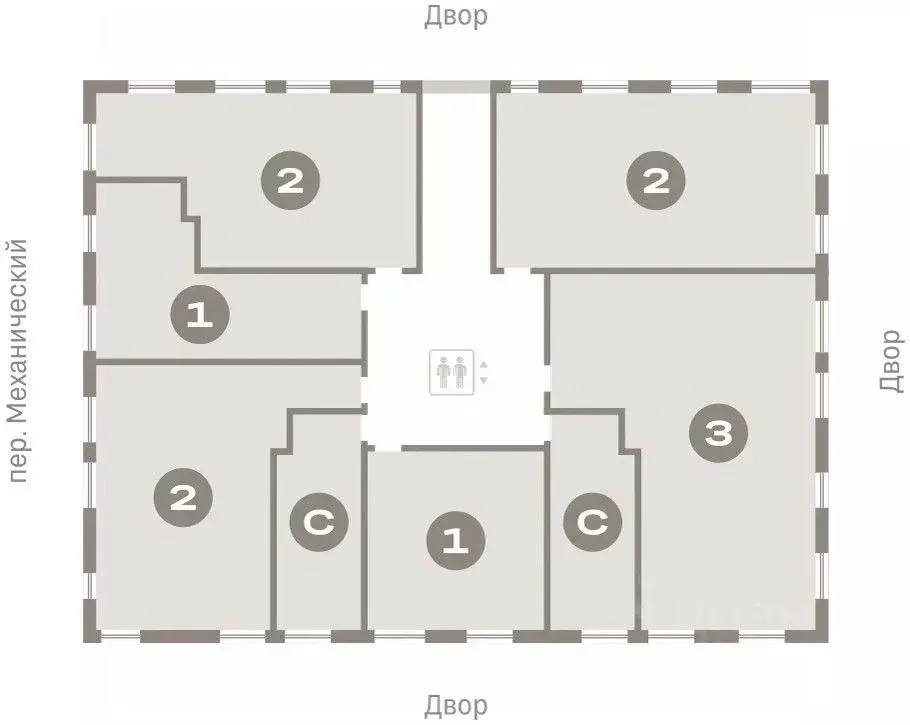 2-к кв. Свердловская область, Екатеринбург ул. Войкова, 15 (74.06 м) - Фото 1