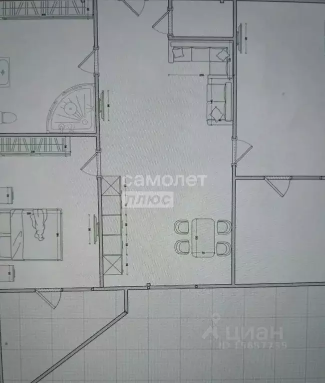 3-к кв. Омская область, Омск ул. Декабристов, 116 (72.0 м) - Фото 1