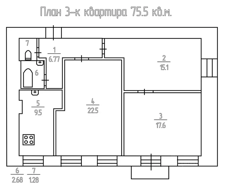 Комната Санкт-Петербург Нейшлотский пер., 5 (22.5 м) - Фото 2
