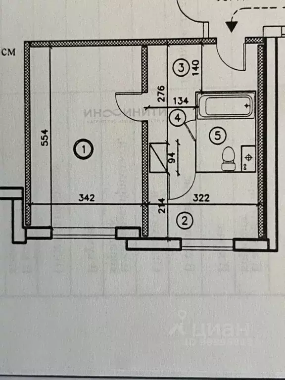1-к кв. Москва Боровское ш., 20К1 (36.3 м) - Фото 1